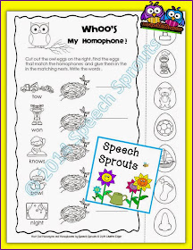 http://www.teacherspayteachers.com/Product/Free-Hoot-Owl-Homonyms-Multiple-Meanings-Speech-Therapy-Freebie-Sampler-1403892