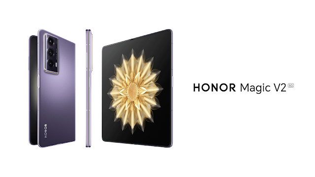 HONOR Magic V2 announced as the world’s thinnest and lightest flagship foldable to date