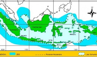 Pengertian Z.E.E,landas benua,zona bersebelahan,zona ekonomi eksklusif,panjang garis pantai,laut bebas,zona tambahan,cara menentukan,kelestarian laut,pengertian,