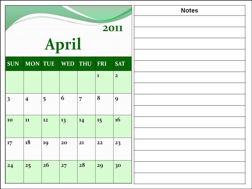 2011 calendar april. blank 2011 calendar april.