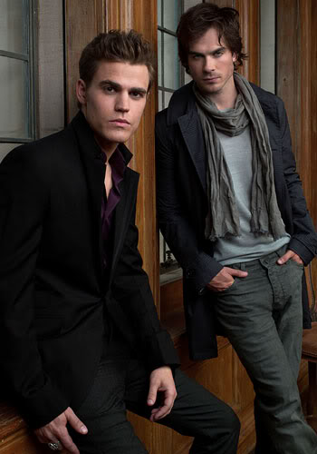 The Vampire Diaries Stefan And Damon Salvatore. (The Vampire Diaries)