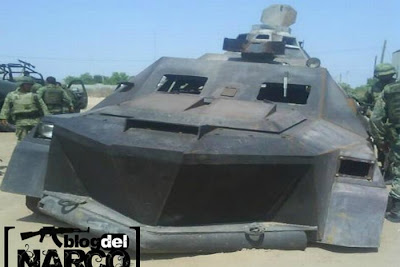 The Mexican Drug Cartel’s Hand-​​Made Tanks Seen On lolpicturegallery.blogspot.com