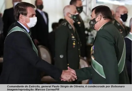 www.seuguara.com.br/Bolsonaro/General Paulo Sérgio de Oliveira/condecoração/