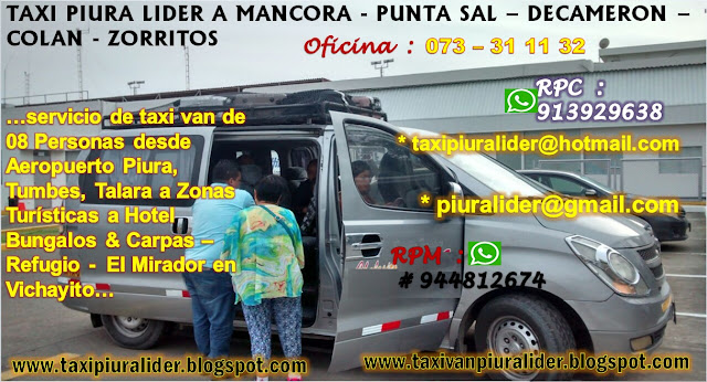 taxi van a decameron