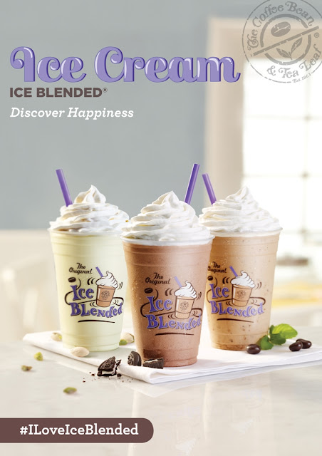 Coffee Bean and Tea Leaf Ice Cream Iced Blended, CBTL drinks,