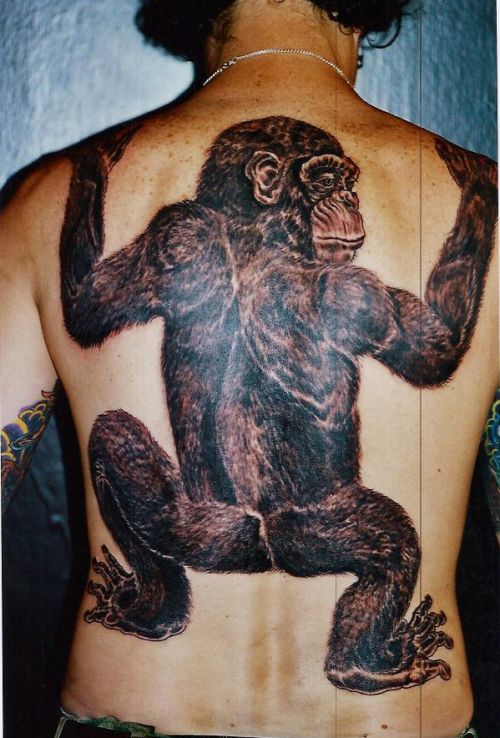Funny monkey tattoos