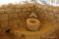 la antigua sinagoga de Ein Gedi