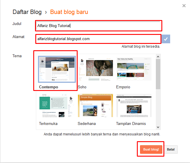 cara membuat blog di blogger.com