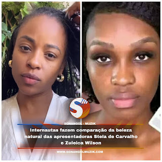 Internautas fazem comparação da beleza natural das apresentadoras Stela de Carvalho e Zuleica Wilson