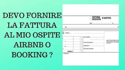 FATTURA PER L'OSPITE AIRBNB