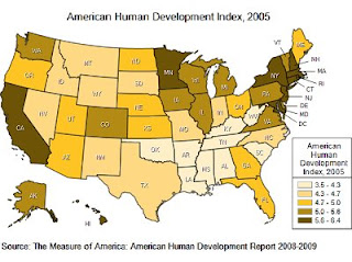 american human development index map