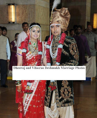 Dheeraj and Vilasrao Deshmukh wedding Photo