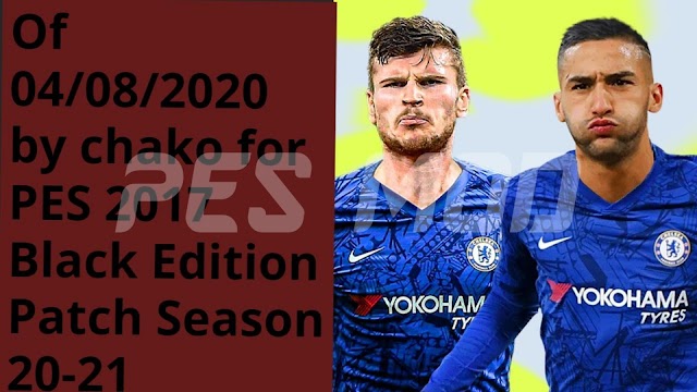 PES 2017 Option File Update Season 2020/2021 For Black Edition Patch