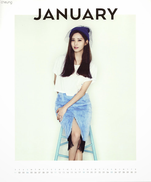 snsd seohyun calendar 2015