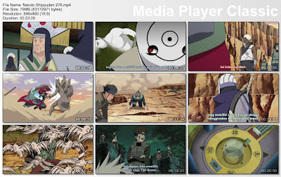 DOWNLOAD FILM / ANIME NARUTO EPISODE 276 "SERANGAN GEDOU MAZOU"  BAHASA INDONESIA