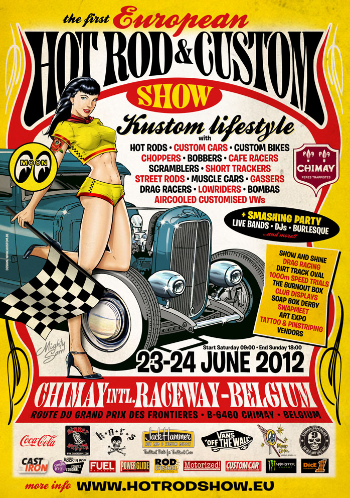 1st European Hot Rod Custom Show 23 24 June 2012ChimayBelgium