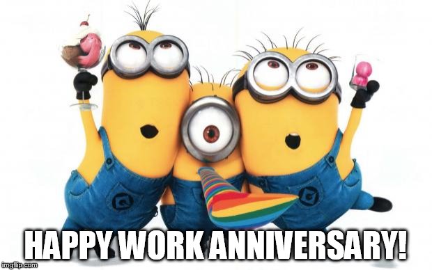 Happy Work Anniversary Images, Quotes and Funny Memes