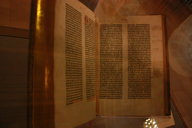 Biblia de Gutenberg en New York