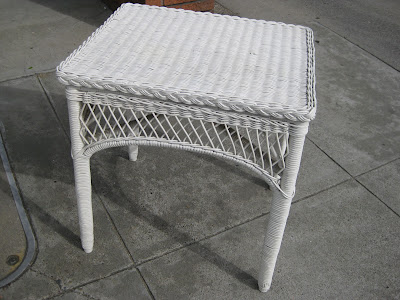 White Wicker Chair on Slipper Chair   30