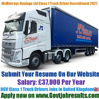 McMurrays Haulage Ltd HGV Class 1 Truck Driver Recruitment 2021-22 - Govtjobresults McMurrays Haulage Ltd HGV Class 1 Truck Driver Recruitment 2021-22 - Govtjobresults