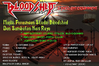 Jemputan Perasmian Dan Pembukaan Studio Bloodshed