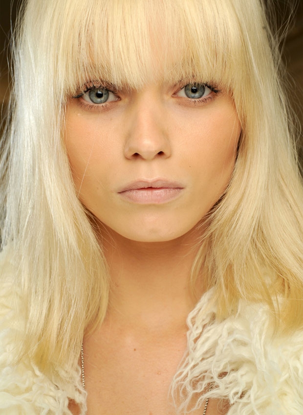 Abbey Lee Kershaw with bangs