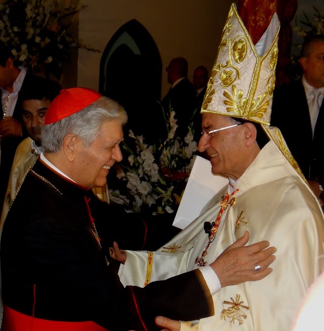 Cardenal Urosa dio bienvenida al Patriarca Maronita durante visita a Venezuela