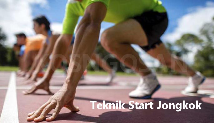 Cara Melakukan Teknik Start  Jongkok dalam Olahraga Lari 