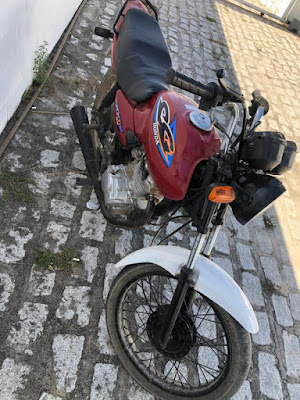 CISP de Ouro Branco/AL recupera motocicleta roubada no centro da cidade