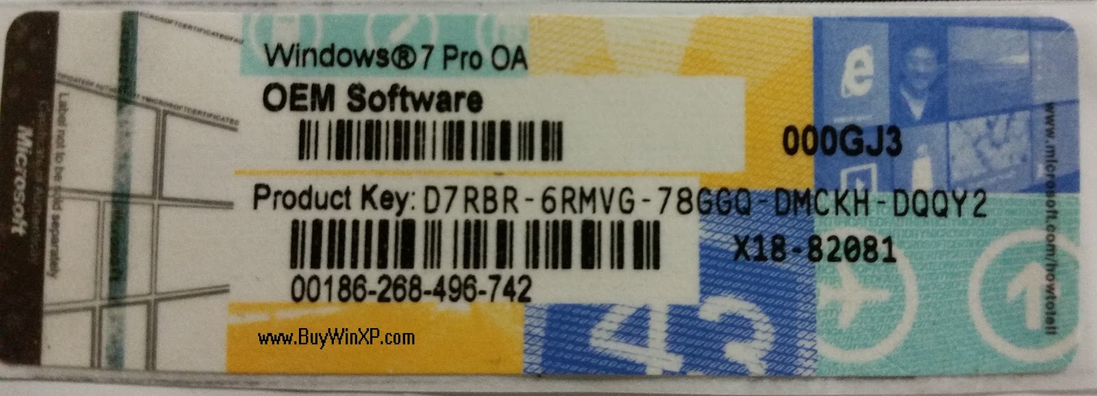 Free Windows 7 Professional Product Keys 32 64 bit COA ...