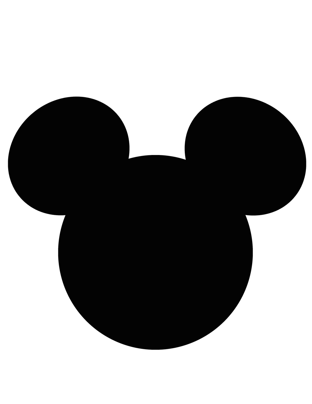 Download Mickey ears | Mickey mouse silhouette