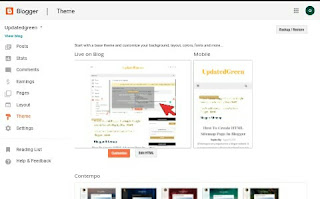 Blogger themes