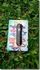 Victorinox Classic smaller than a debit card