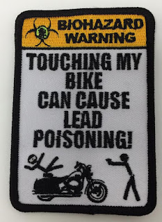 Touching My Bike Can Cause Lead Poisoning Patch