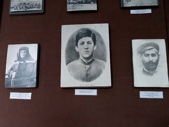 スターリン博物館にあった幼少期のスターリンの写真