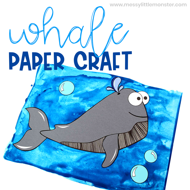 Whale craft for kids