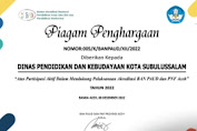 Dinas Pendidikan Kota Subulussalam Sabat Penghargaan 4 Besar Se Aceh Dari BAN PAUD-PNF