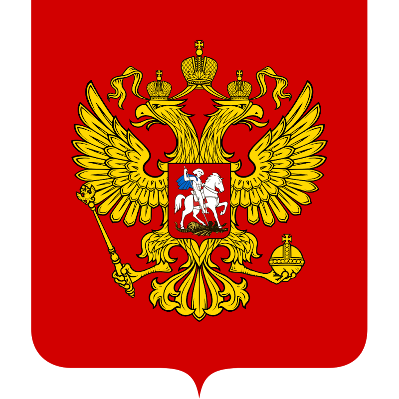 Logo Gambar Lambang Simbol Negara Rusia PNG JPG ukuran 800 px