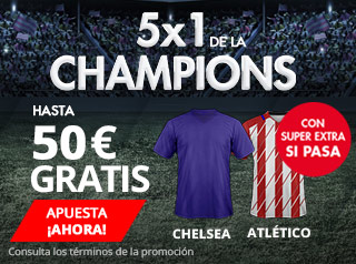 suertia promocion Chelsea vs Atletico 5 diciembre