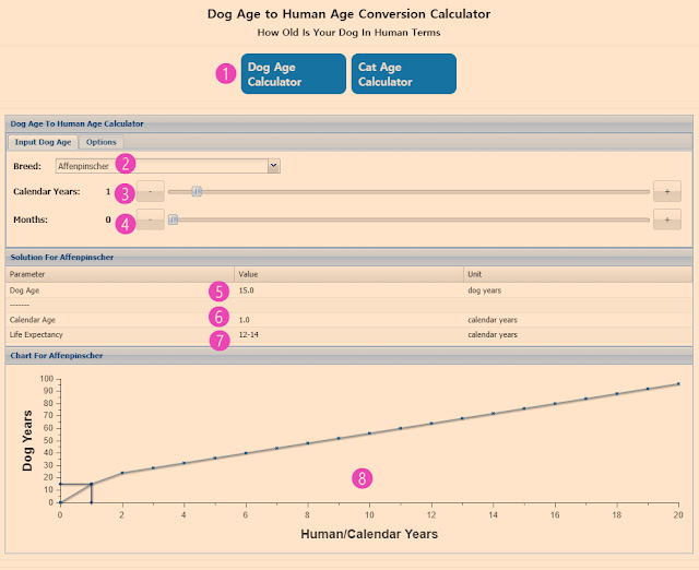 쉽게  반려동물 (고양이과 개) 나이 계산 하기