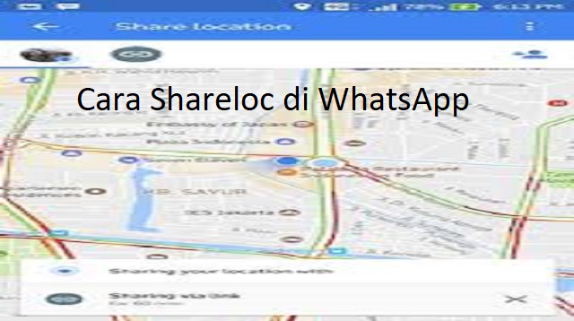 Cara Shareloc di WhatsApp