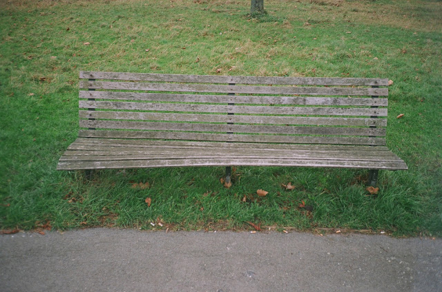 London bench Primrose Hill Camden