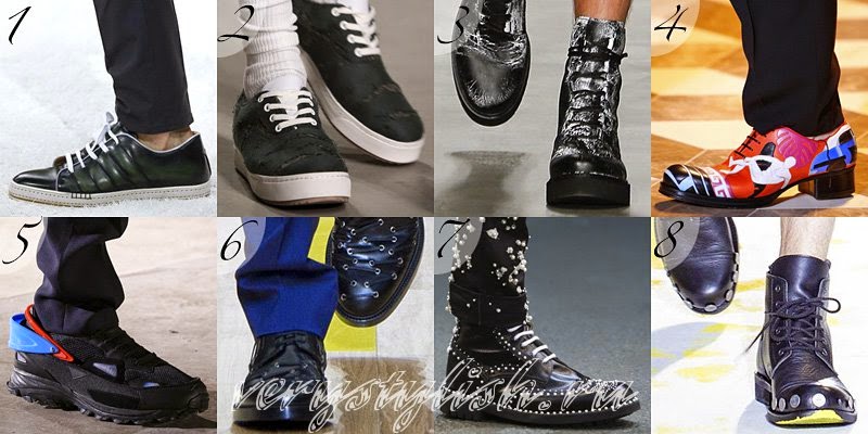 Spring 2015 Men's Boots And Shoes Fashion Trends