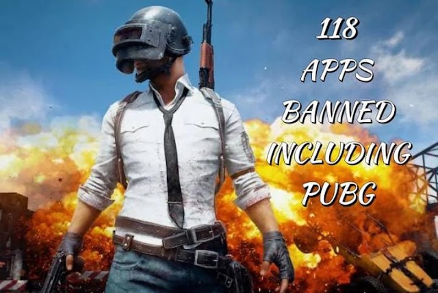 Including Pubg Mobile and 118 more apps banned in india