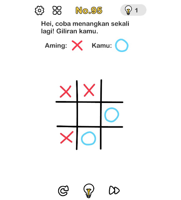 Hei, coba menangkan sekali lagi! Giliran kamu