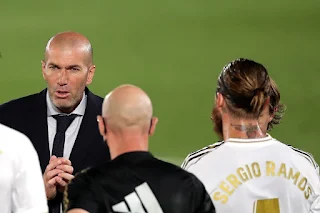 Zidane heaps praise on Ramos after his stunning free-kick against Real Mallorca