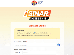 i-Sinar: Cara Semak Permohonan, Tarikh Pembayaran Dan Rayuan