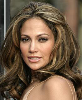 jennifer lopez dark hair color