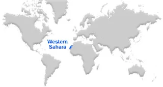 image: Western Sahara Map location