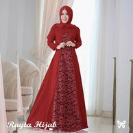 gamis brokat syahrini